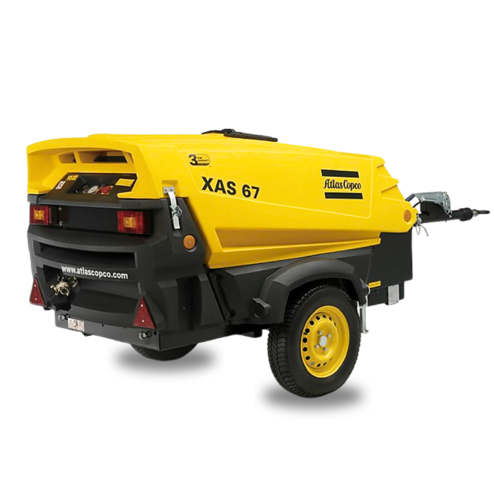 Compresseur d'air diesel - 7 bar - 3000 l/min - Tractable