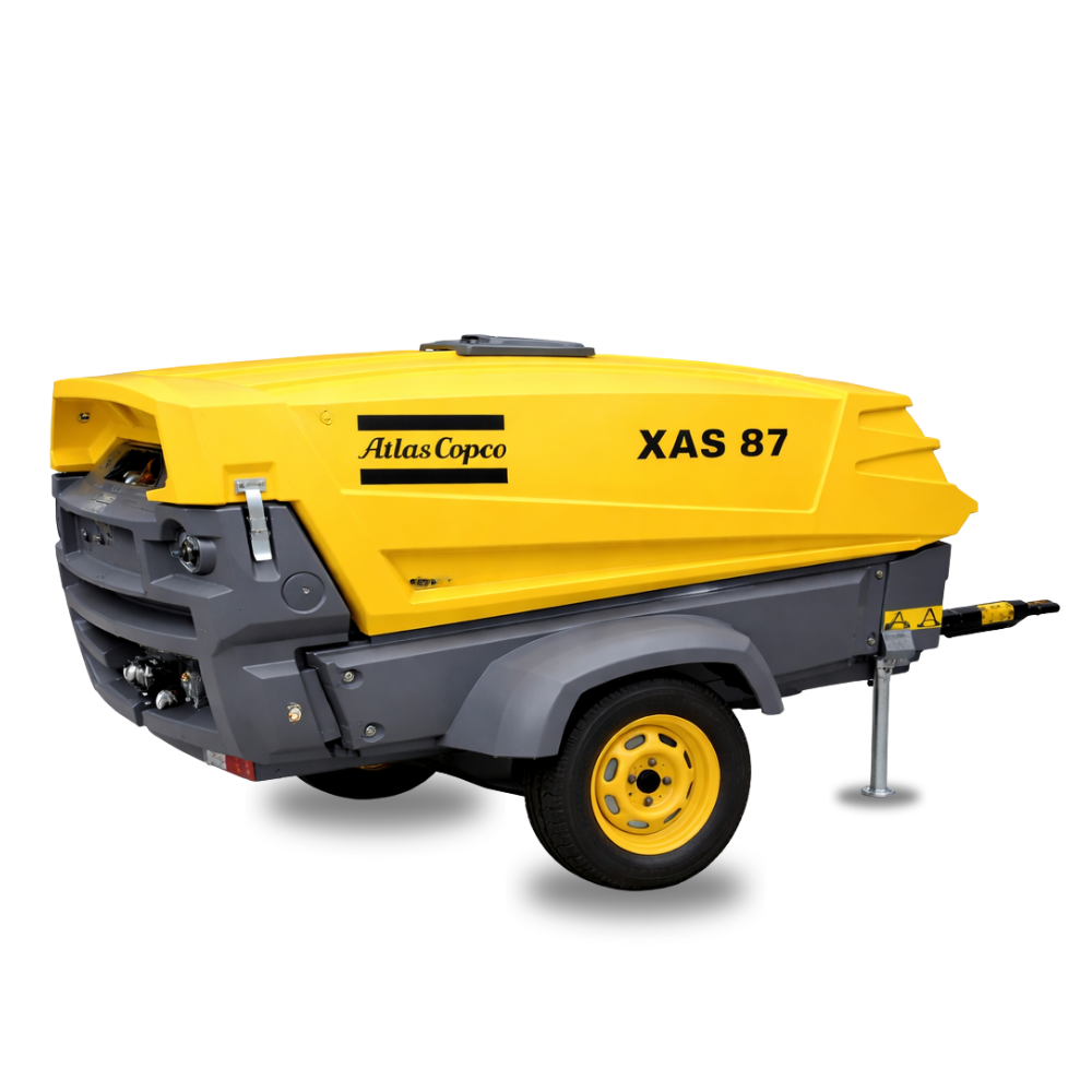 Compresseur d'air diesel - 7 bar - 5000 l/min - Tractable