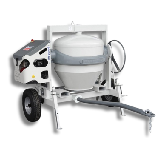 Bétonnière thermique tractable - 280 l