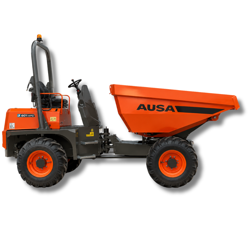 dumper thermique gyrabenne sur pneus - CU 2 000 kg